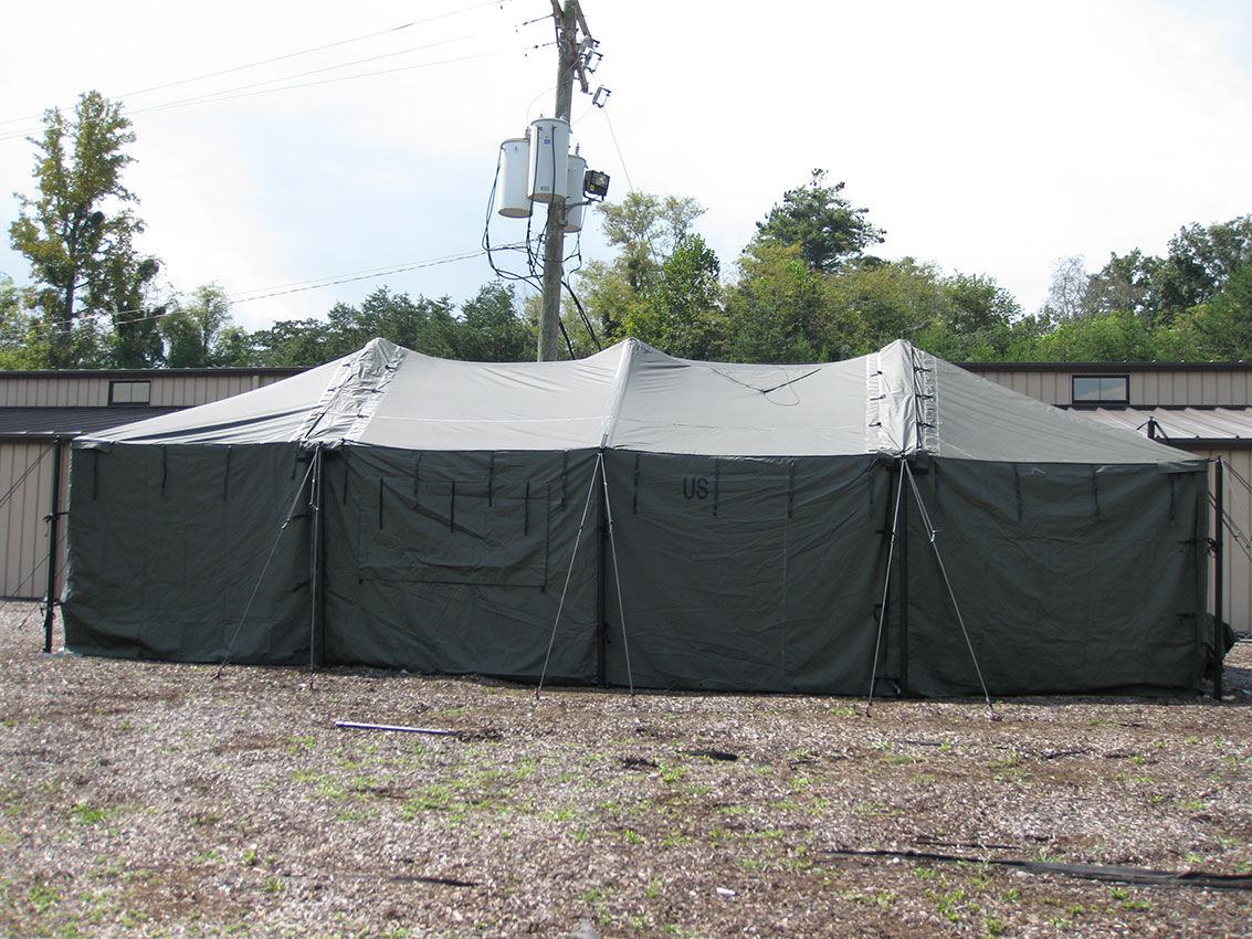 Outdoor Venture Corporation Our Products Military Shelters and Accessories Modular General Purpose Tent System Medium Tents